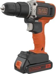 Дриль-шуруповерт акумуляторна ударна Black&Decker BCD003C1