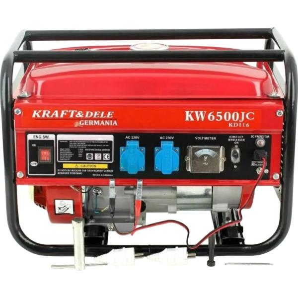 Генератор бензиновый Kraft&Dele KW-6500JC (KD-116), фото 7