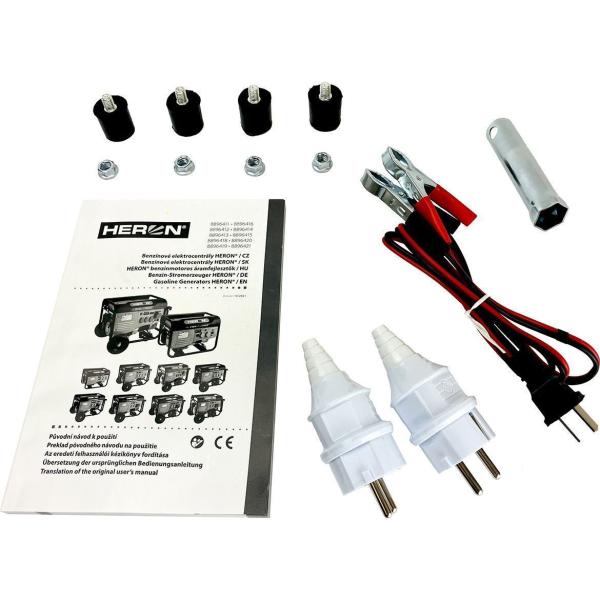 Генератор бензиновый Heron 6.5HP 2.8kW (8896416), фото 6