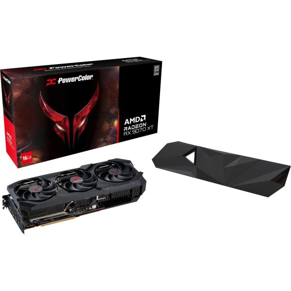 Видеокарта PowerColor Red Devil AMD Radeon RX 9070 XT 16GB GDDR6 Backplate Special Edition (RX9070XT 16G-E/OC/BP) UA, фото 8