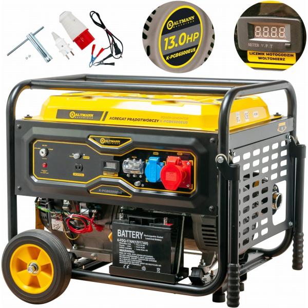 Генератор бензиновый KALTMANN K-PGB6500EU5, фото 9
