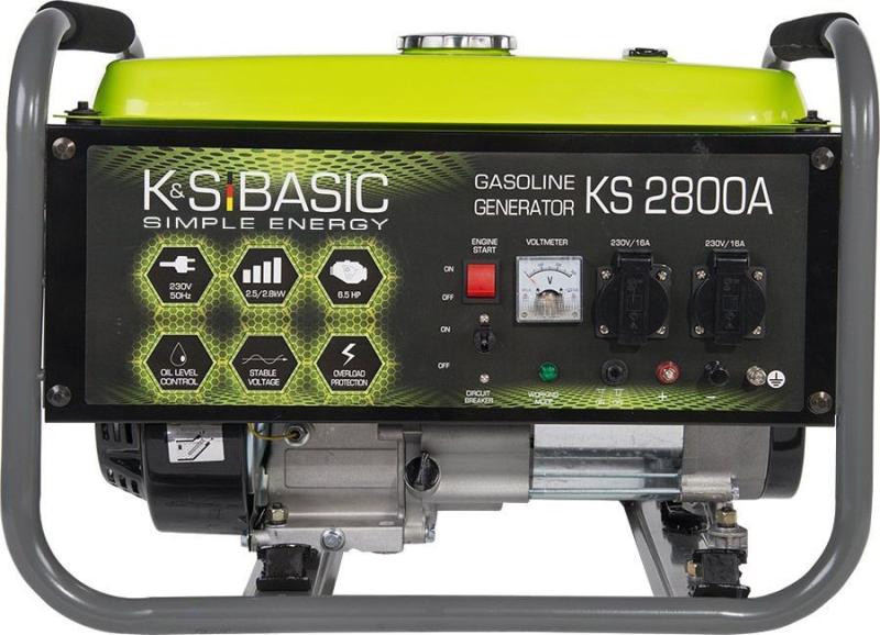 Генератор бензиновый Konner&Sohnen Basic KSB 2800A, фото 3