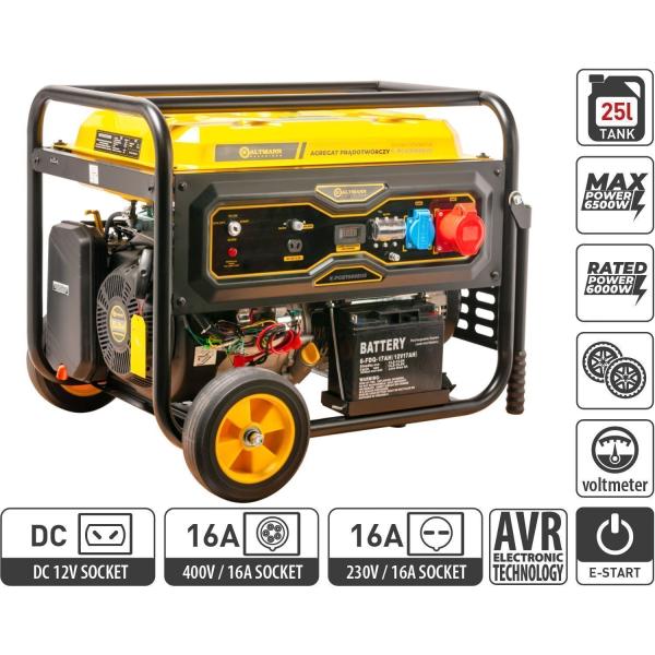 Генератор бензиновый KALTMANN K-PGB7500EU5, фото 15