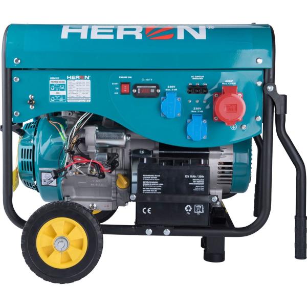 Генератор газово-бензиновый Heron LPG/NG 13HP 5.5kW (8896319), фото 3