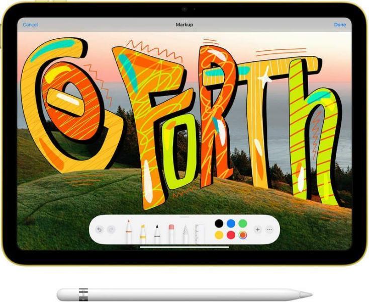 Планшет Apple iPad 10.9 (2022) Wi-Fi 64GB Silver (MPQ03), фото 6