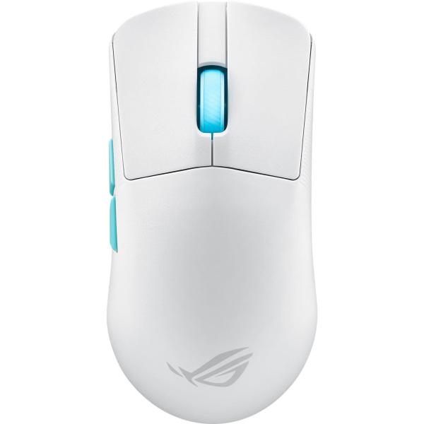 Бездротова миша ASUS ROG Harpe Ace Aim Lab Edition RGB USB-A/WL/BT White (90MP02W0-BMUA10)