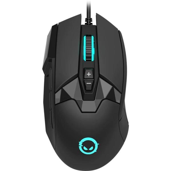 Миша Lorgar Stricter 579 RGB LCD USB Black (LRG-GMS579)