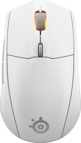 Миша SteelSeries Rival 3 Gen 2 Wireless RGB White (62524)