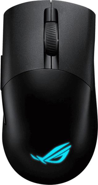 Бездротова миша ASUS ROG Keris AimPoint RGB USB/WL/BT Black (90MP02V0-BMUA00)