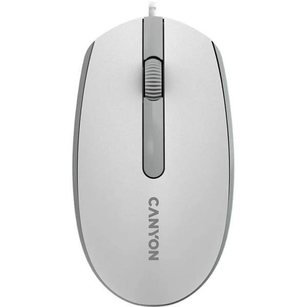 Миша Canyon M-10 Wired White Grey (CNE-CMS10WG)