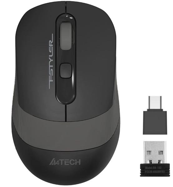 Бездротова миша A4Tech FG10CS Air2 Silent Stone Grey (FG10CS Air2 (Stone Grey))