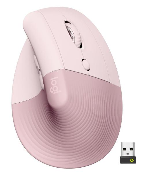 Бездротова миша Logitech Lift Vertical Ergonomic Mouse Wireless/Bluetooth Rose (910-006478)