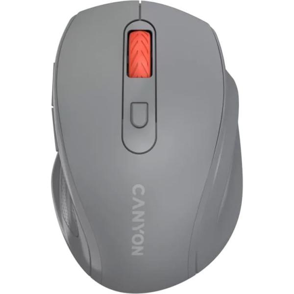 Миша Canyon OnClick 20 Ergonomic Silent Wireless Dark Gray (CNE-CMSW20DG)