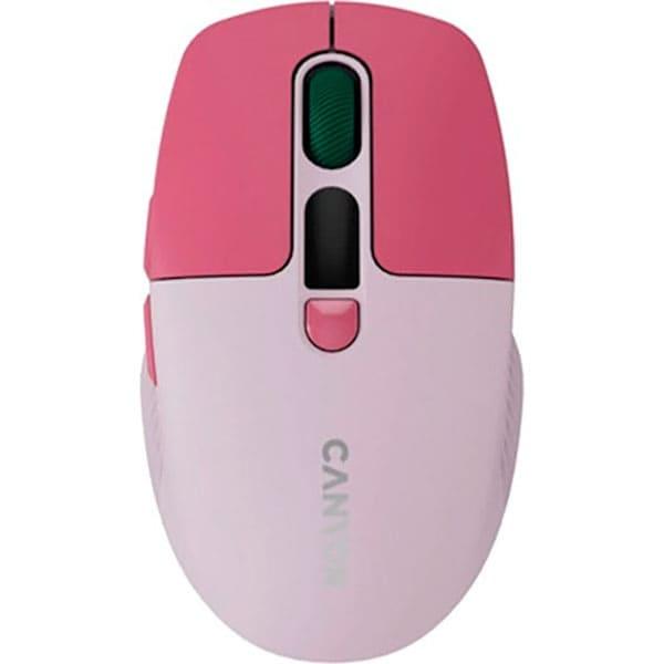 Миша Canyon MW-26 LCD Silent Dual Mode Wireless Pink (CNS-CMSW26P)