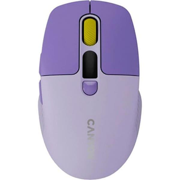 Миша Canyon MW-26 LCD Silent Dual Mode Wireless Violet (CNS-CMSW26V)