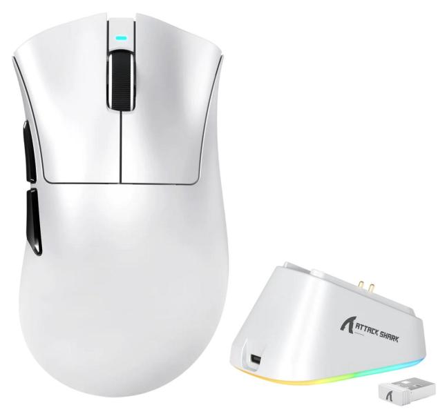 Миша Attack Shark V3 Pro Wireless (AS-6972792472584-W) White (G-000004009)