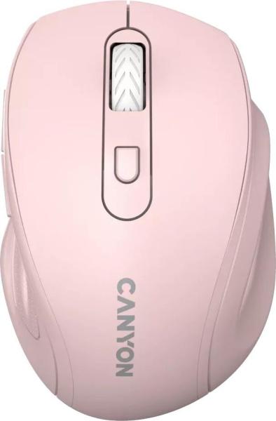 Миша Canyon OnClick 20 Ergonomic Silent Wireless Pink (CNE-CMSW20P)