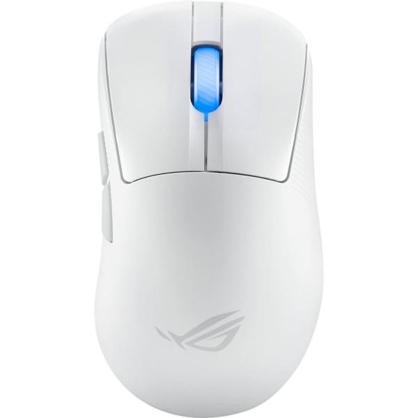 Бездротова миша ASUS ROG Keris II Ace RGB USB-A/WL/BT White (90MP03N0-BMUA10)