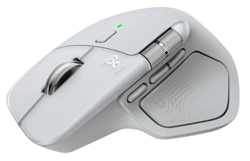 Миша Logitech MX Master 4 for Mac Performance Wireless White Silver (910-007576)