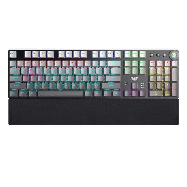 Клавіатура Aula F2088 AIR Wireless Keyboard Red Switch Black EN/UA (6978080503909)
