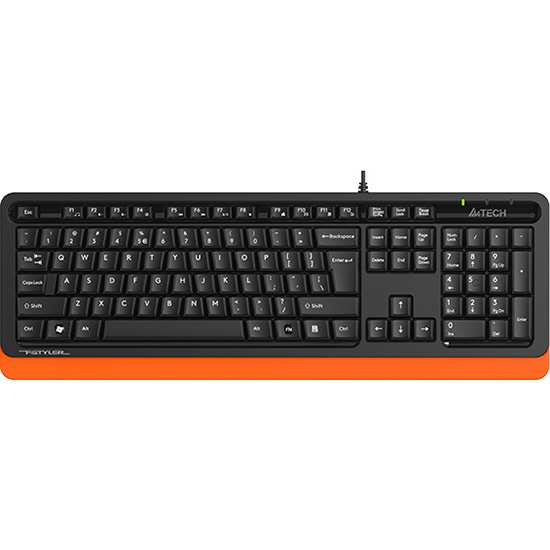 Клавіатура A4Tech Fstyler FKS10 USB Orange (FKS10 (Orange))