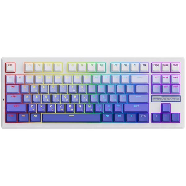 Клавіатура Proove Gaming Rampage (Ukraine Layout) gradient purple/white (WKRM00022419)
