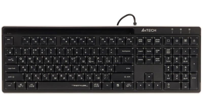 Клавіатура A4Tech Fstyler FX72 USB Black (FX72 (Black))