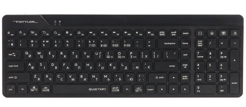 Клавіатура A4Tech Fstyler FBK23 AS Black (FBK23 AS (Black))