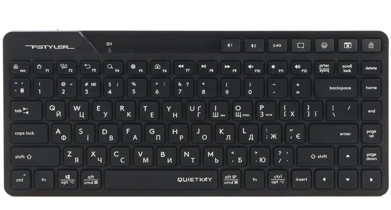Клавіатура A4Tech Fstyler FBK26C AS Black (FBK26C AS (Black))