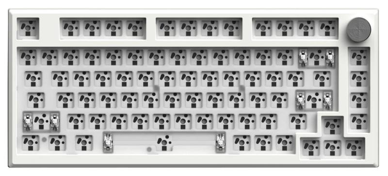 Клавіатура FL ESPORTS DIY-barebone MK750 White Three-Mode (MK750-4247)