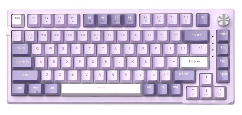 Клавіатура MageGee SKY 81 RGB Violet Switch (6971969727939) Violet (G-000003955)