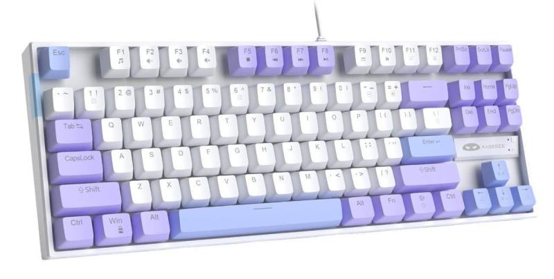 Клавіатура MageGee MK-STAR Red Switch (6971969728752-UA) Lilac (G-000003952)