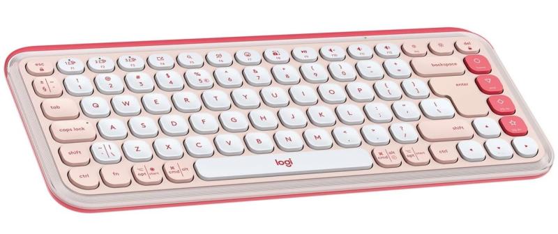 Клавіатура Logitech Pop Icon Keys Rose (920-013073)