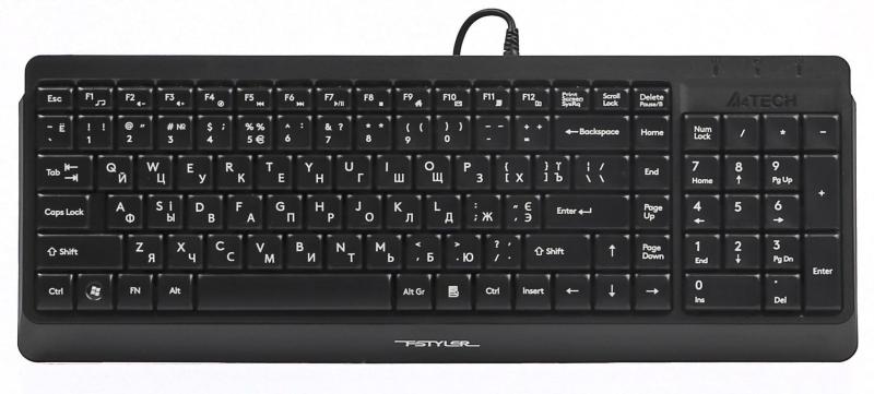 Клавіатура A4Tech Fstyler FK15 USB Black (FK15 (Black))