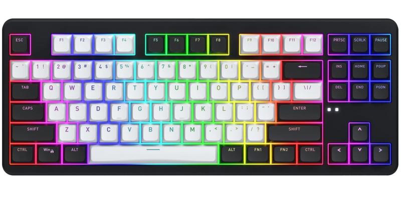 Клавіатура HATOR Rockfall 3 Mecha TKL Wireless Orange ENG (Англ.) ANSI Black (HTK850)