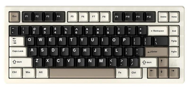Клавіатура Attack Shark X75 RGB Kailh MX Crystal Switches Wireless (AS-6972792471457-CW-UA) Cheese White (G-000004024)