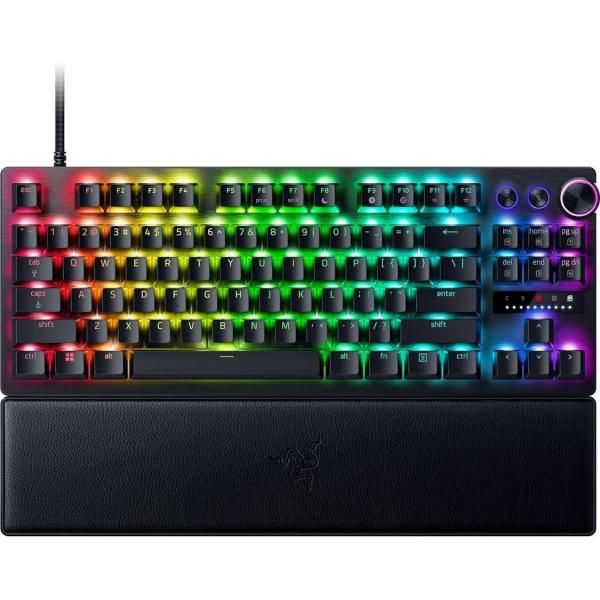 Клавіатура Razer Huntsman V3 Pro TKL RGB 84key Analog Optical Switches ENG/UKR Black (RZ03-04980100-R3M1)