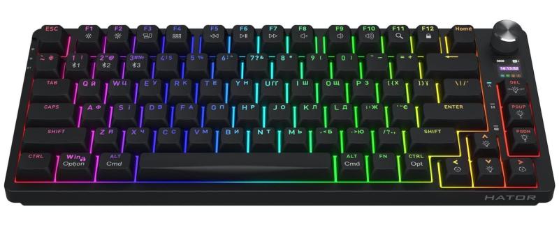 Клавіатура HATOR Icefall PRO Wireless Black (HTK450UA)