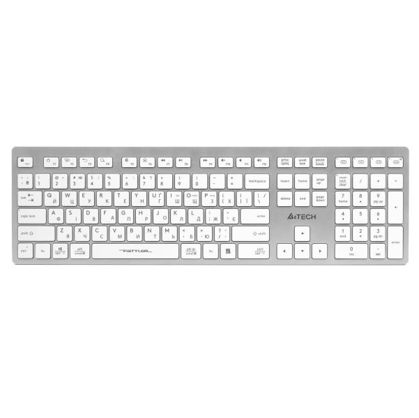 Клавіатура A4Tech Fstyler FBX50C Wireless White (FBX50C (White))