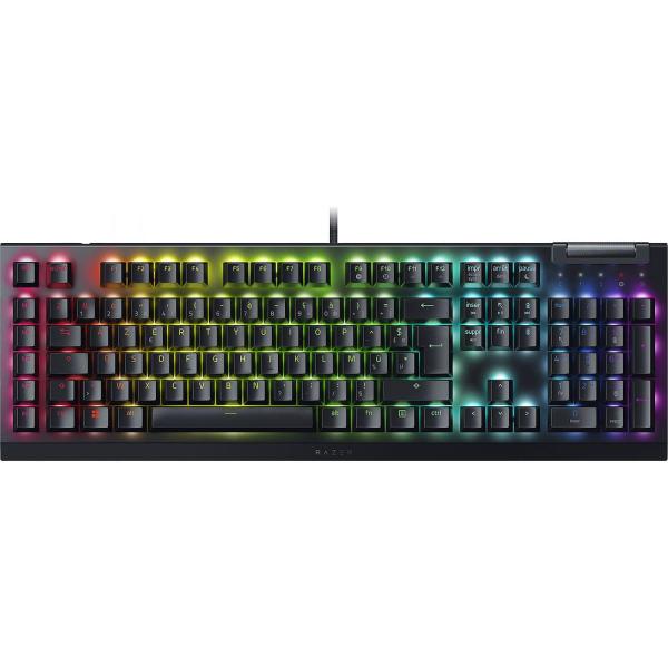 Клавіатура Razer BlackWidow V4 X Yellow Switch USB Black (RZ03-04702500-R3R1)