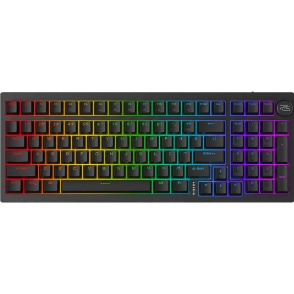 Клавіатура Proove Gaming Slicker Wireless Keyboard Black (EN + UA) (WKSL00022401)