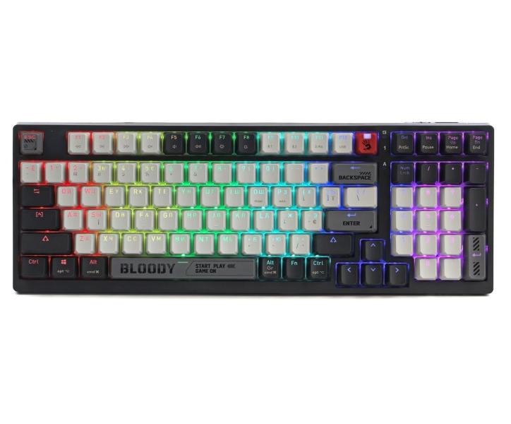Клавіатура Bloody A4Tech WS98 Grey) Grey White (WS98 (Grey))