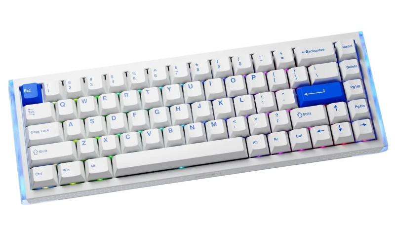 Клавіатура DAREU COOL 68 (8000Hz / Rapid Trigger) White Blue (KB-COOL68-OBL)