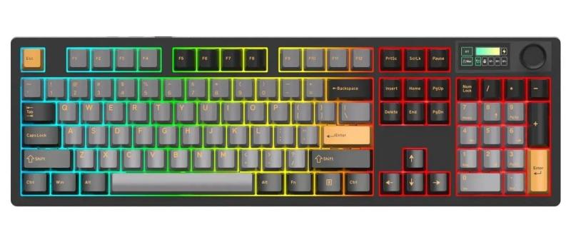Клавіатура DAREU A104 Master (UA) Black Gray (KB-A104M-BKG)