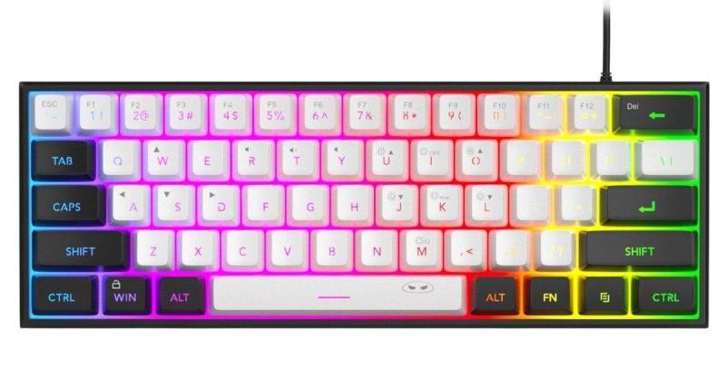 Клавіатура MageGee TS91 RGB (6971969727502-UA) Black/White (G-000003786)