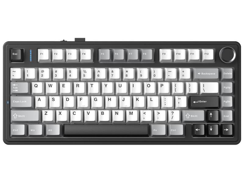 Клавіатура Aula F75 HE Wireless Keyboard Dragan King Magnetic Switch EN/UA Black/White (6978080506993)