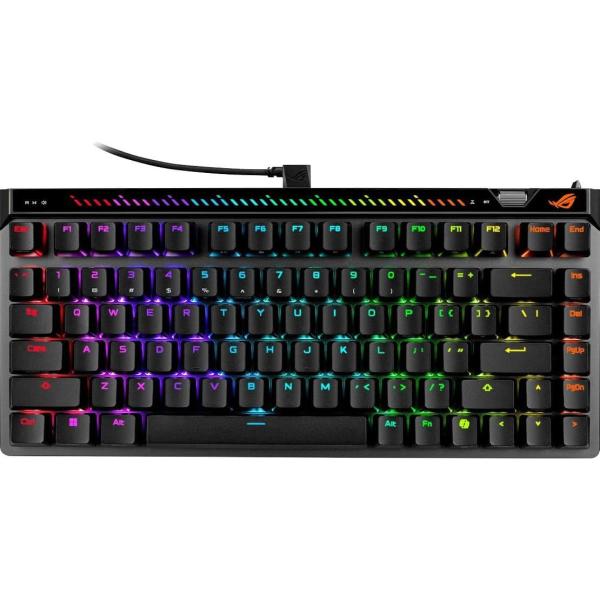 Клавіатура ASUS ROG Falchion Ace 75 HE HFX V2 Magnetic Switches USB-A EN RGB Black (90MP047H-BKUA20)