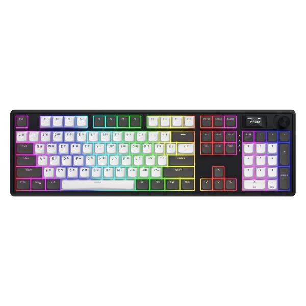 Клавіатура HATOR Skyfall 100 PRO Silent Switches Wireless Grey Black (HTK4100UA)