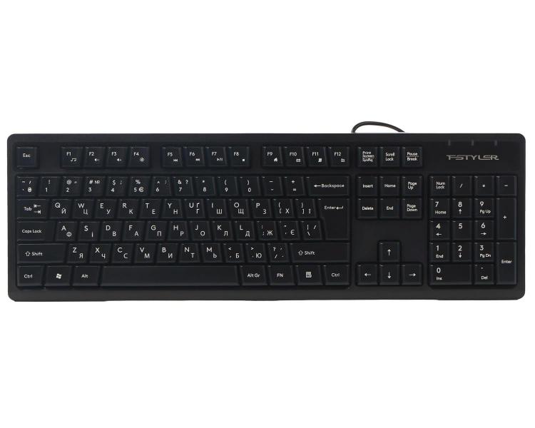 Клавіатура A4Tech Fstyler FKS12 (Black) (FKS12 (Black))