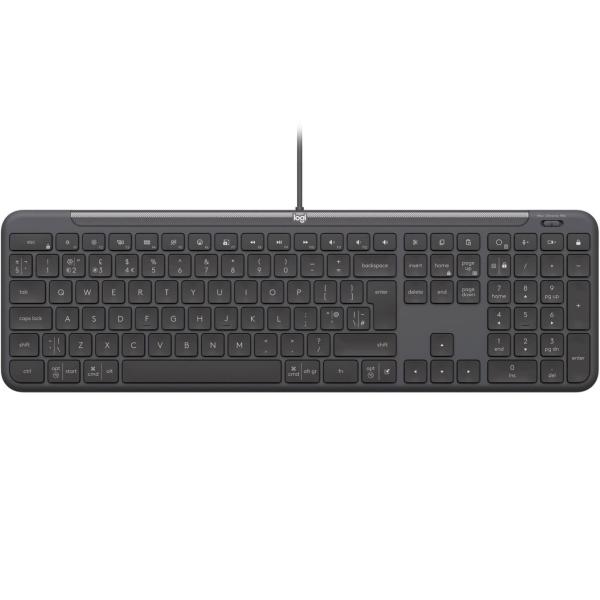 Клавіатура Logitech Signature Slim K620 Wired Keyboard for Business Graphite (920-013333)